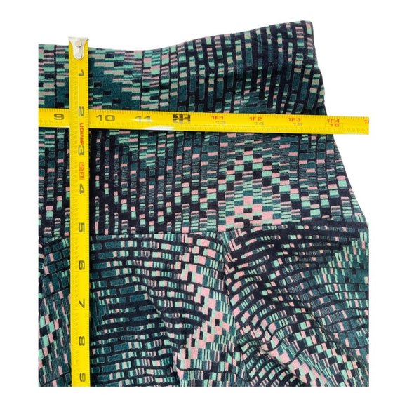 Karen Kane Flare Skirt Geometric Print Stretch Pull On Women's Size Medium - Picture 3 of 8